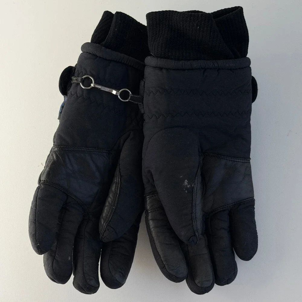 Olympia Gore-Tex Gloves Women Small Black Ski Snow Winter Vintage Insulated